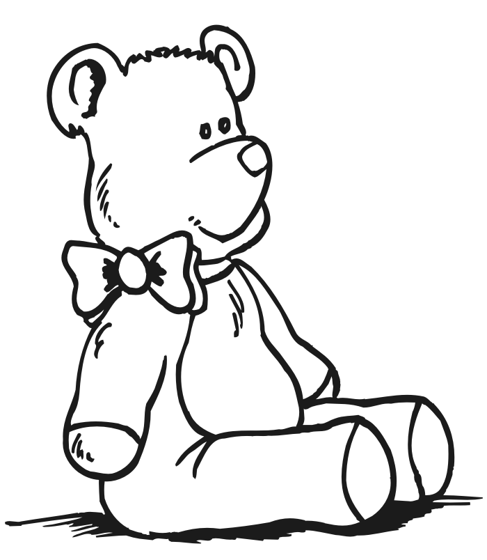 Free Stuffed Animal Coloring Pages, Download Free Stuffed Animal Coloring  Pages png images, Free ClipArts on Clipart Library