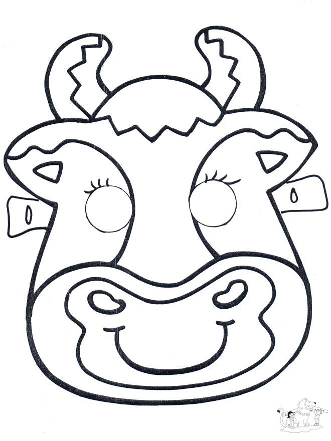 Mask Cow 2 | Preschool