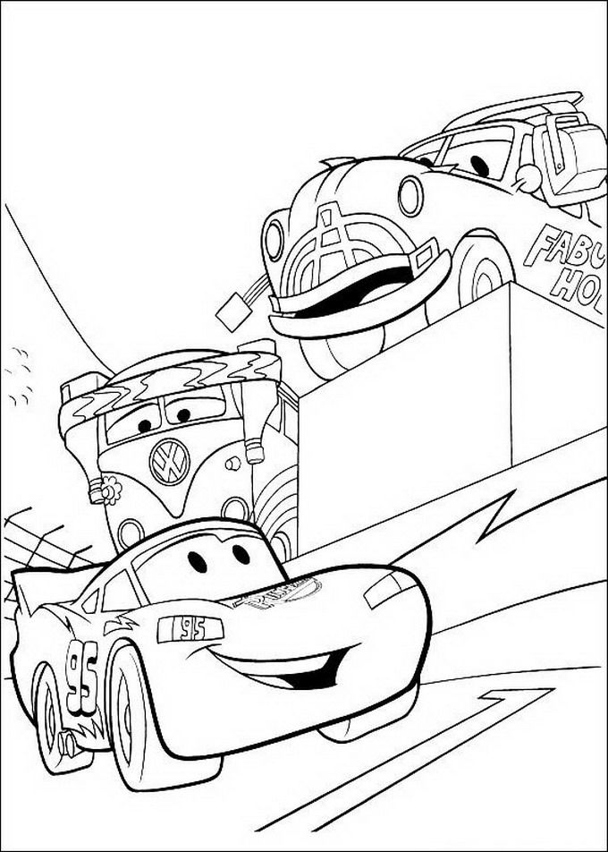 Disney Cars 2 Printable Coloring Pages