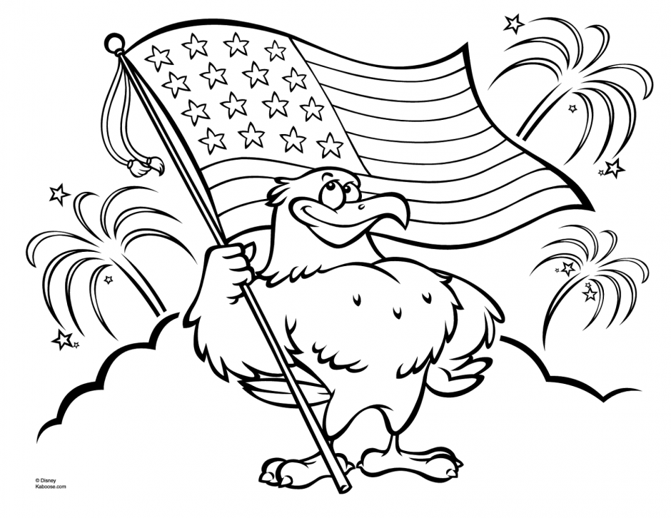 Flag Coloring Page  Flag