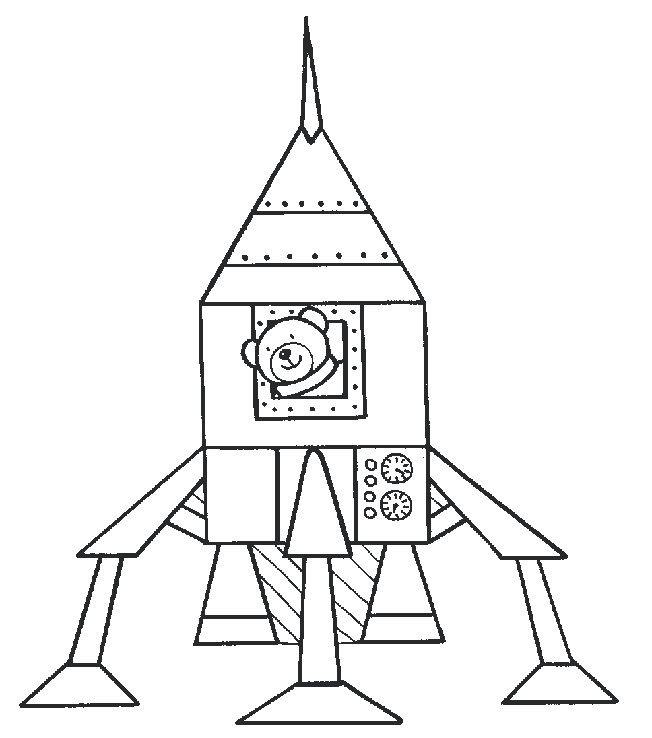 Space Shuttle | Coloring pages
