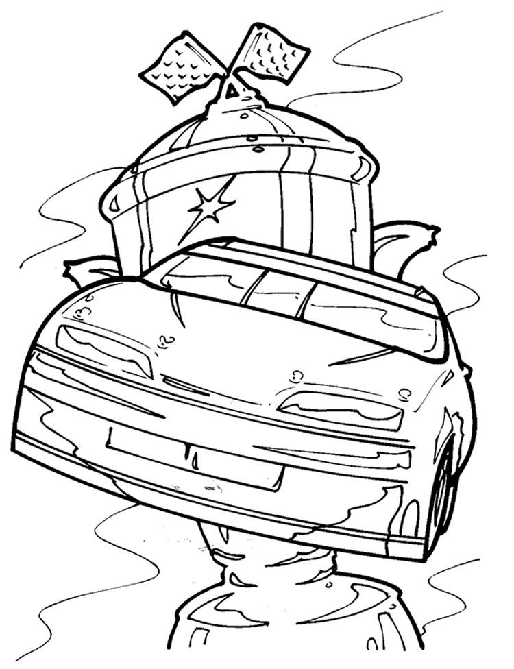 Nascar-coloring-pages-3 | Free Coloring Page on Clipart Library