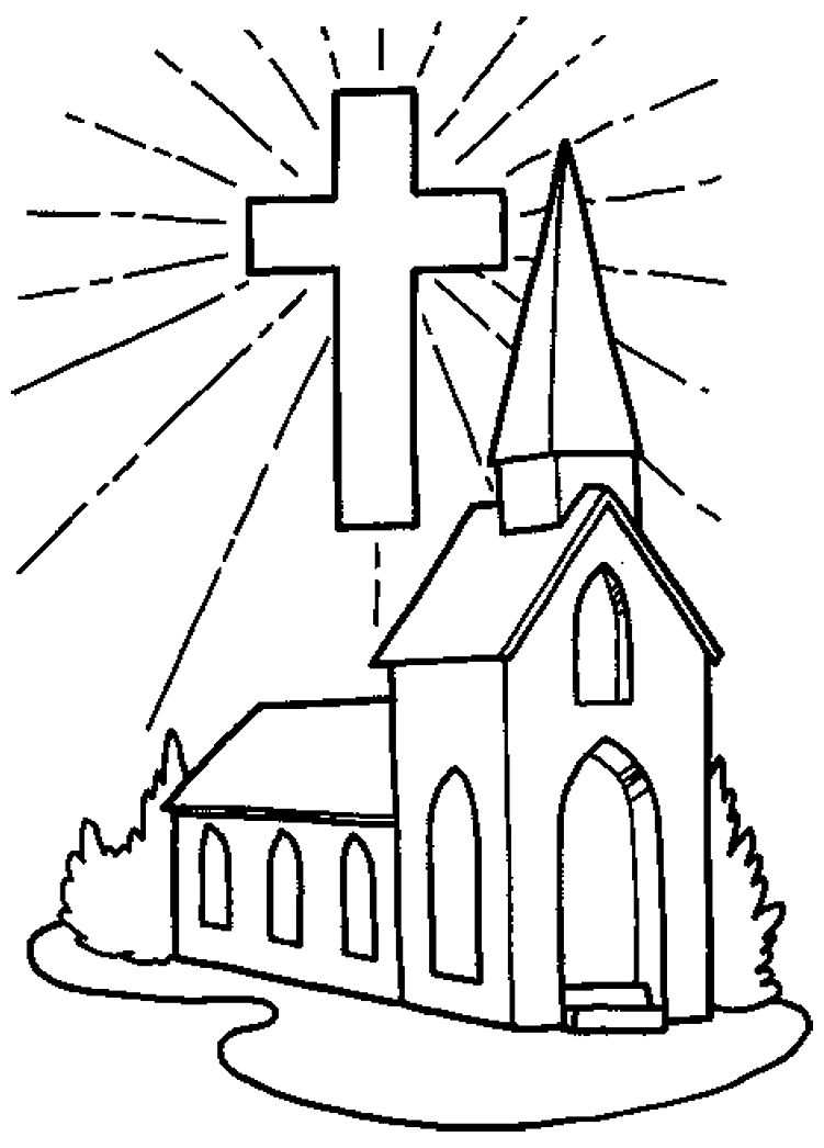 Church Coloring Pages To Print 2 | Free Printable Coloring Pages
