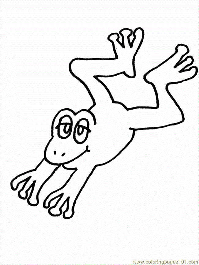 Coloring Pages Frog12 (Amphibians  Frog) | free printable
