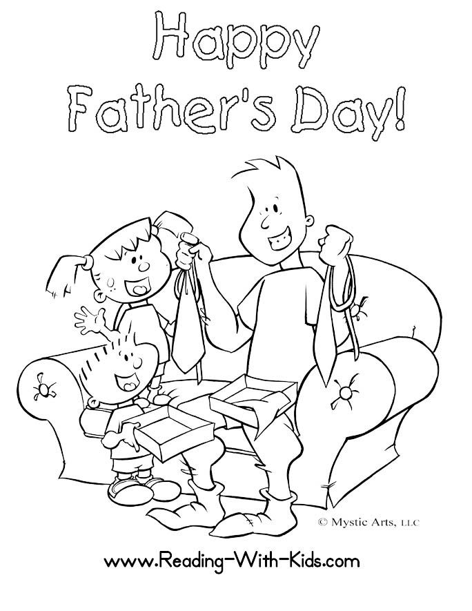 Fathers day coloring pages printables Mike Folkerth 