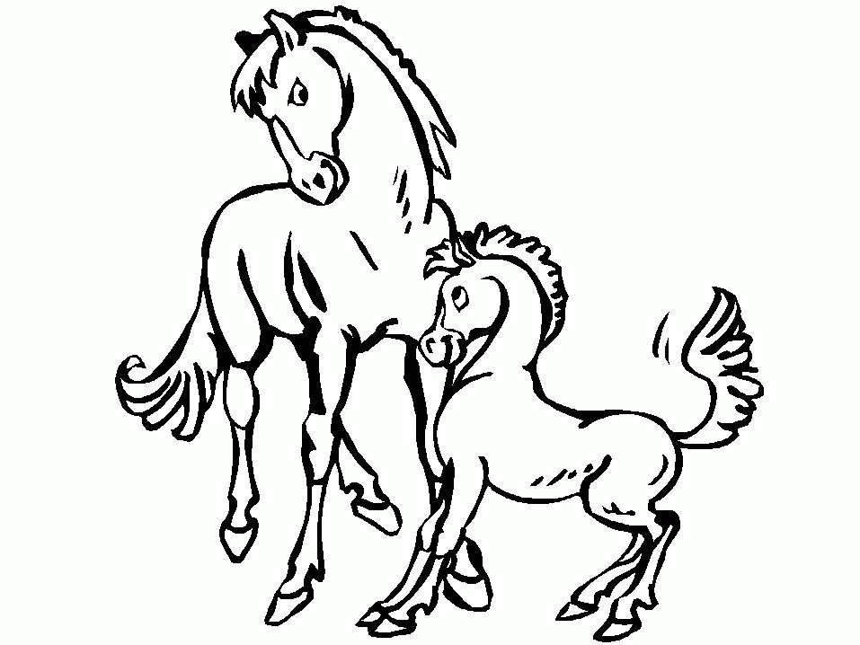 Horse Coloring Page 
