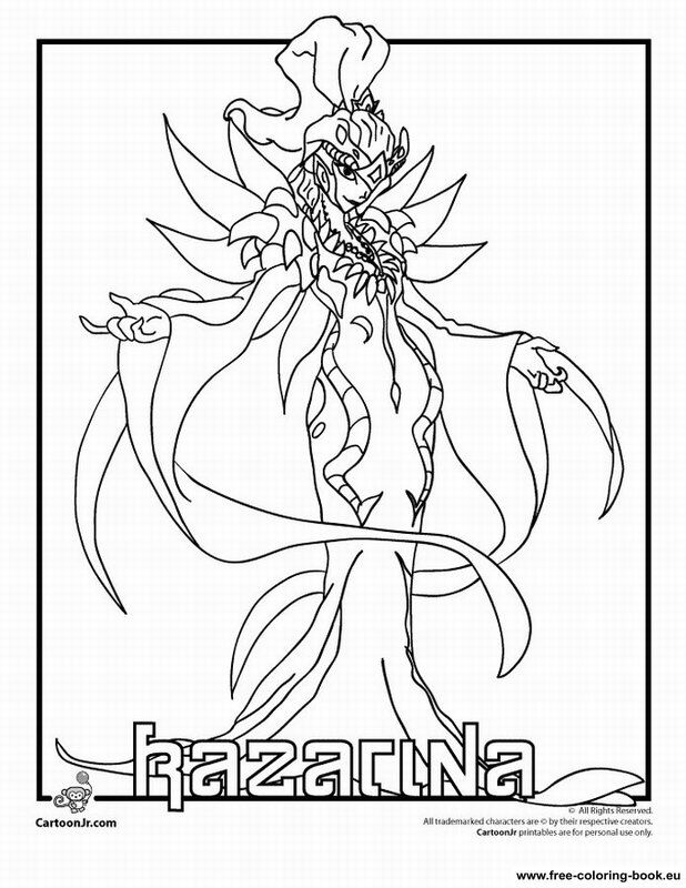 Coloring pages Bakugan Battle Brawlers | Printable coloring pages