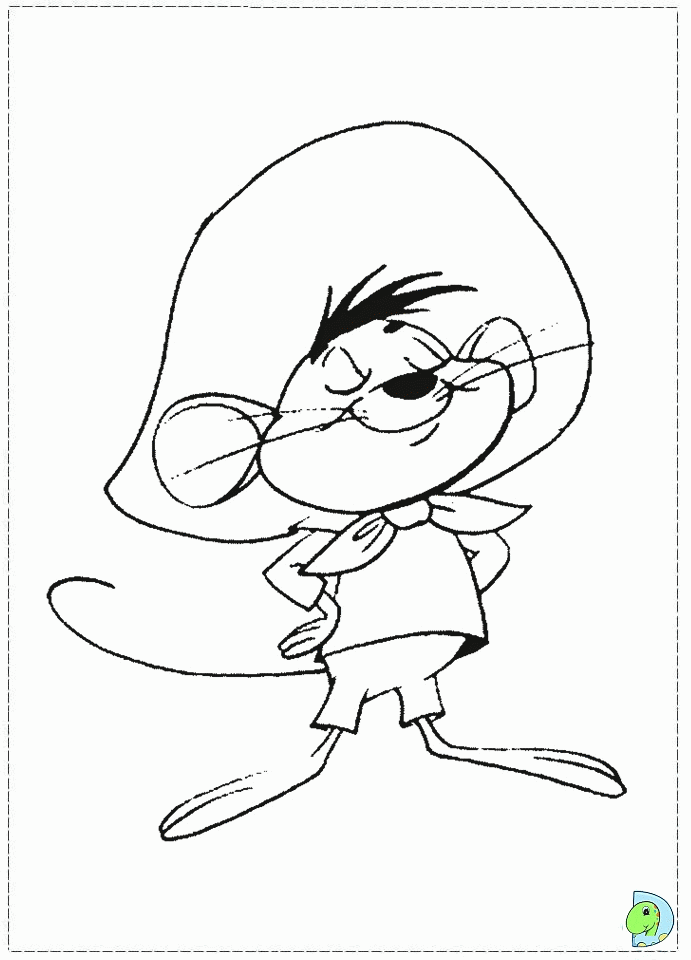 speedy gonzales Colouring Pages
