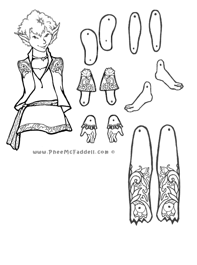 Puck Puppet Coloring Page
