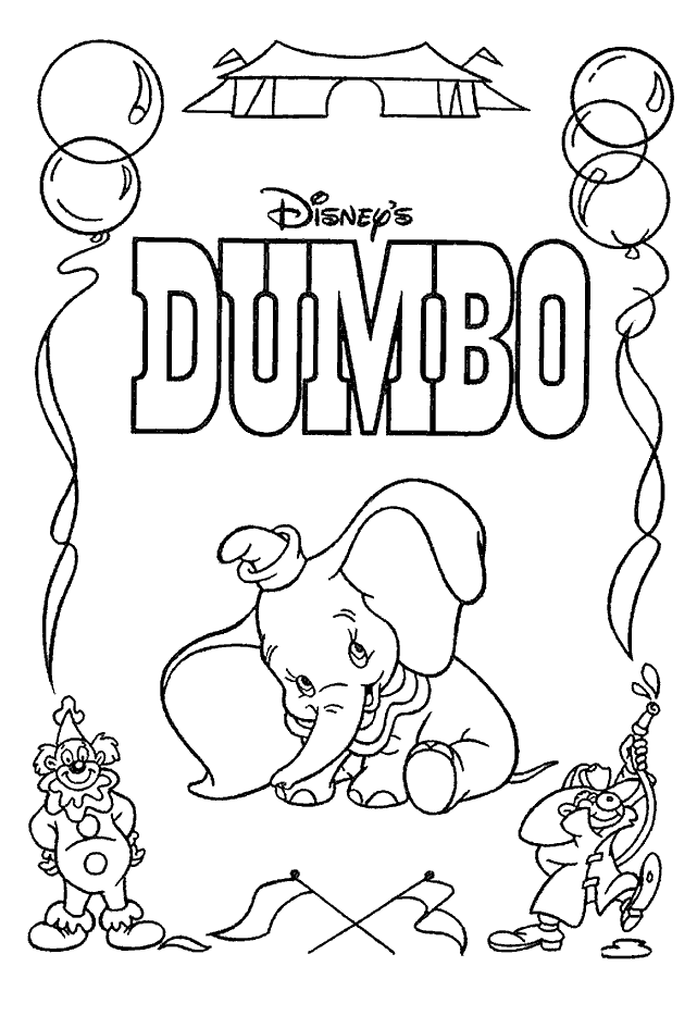 Dumbo Coloring Pages - Disney Coloring Pages