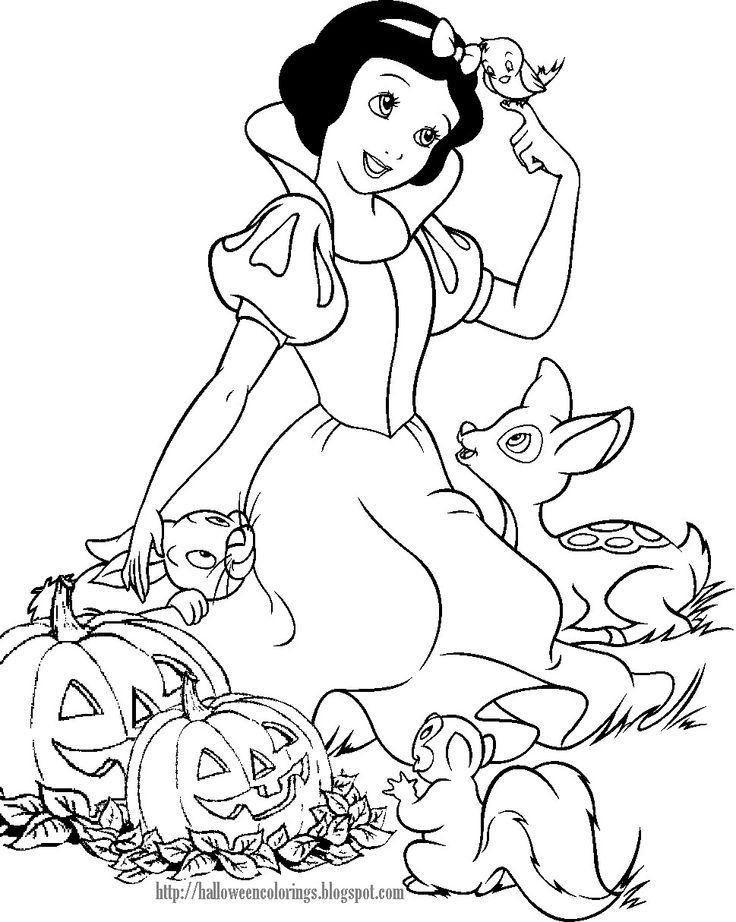 DISNEY COLORING PAGES | Halloween  Fall