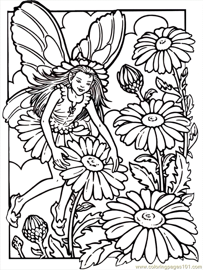 adult fantasy Colouring Pages