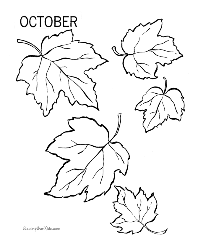 Autumn leaves coloring pages | Art Patterns