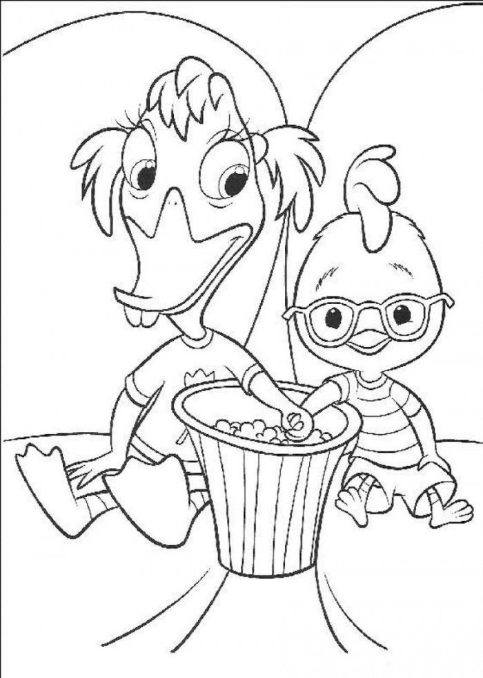 Chicken Little Coloring Pages Printable 2 com