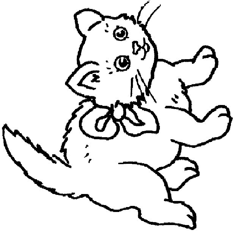 Cats and Kitten Coloring Page | Free Printable Coloring Pages