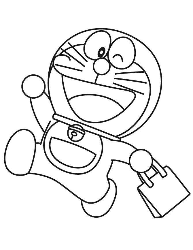Free Printable Doraemon Coloring Pages 