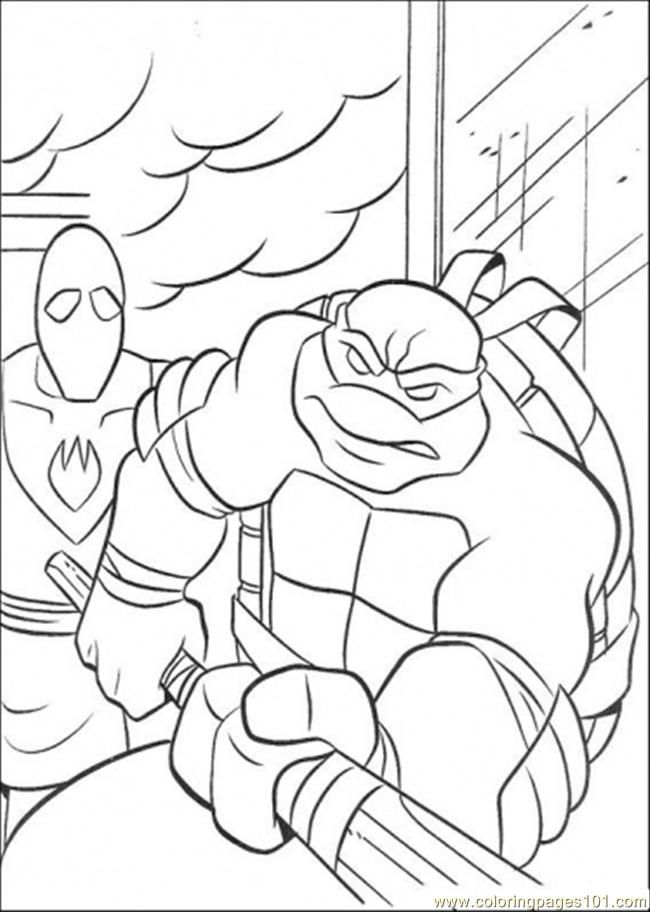 Ninja Turtles Coloring Pages Donatello Images  Pictures 