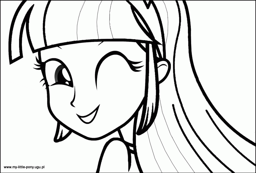  My Little Pony Equestria Girls Rarity Coloring Pages