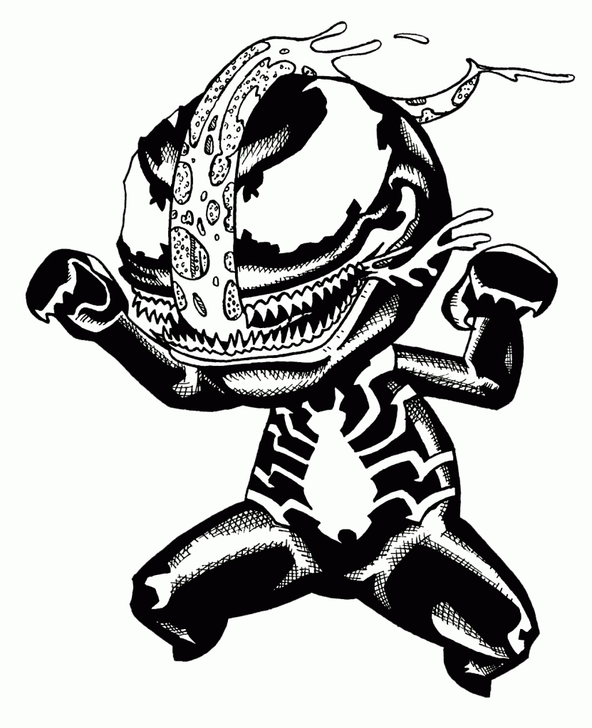baby venom coloring pages   Clip Art Library