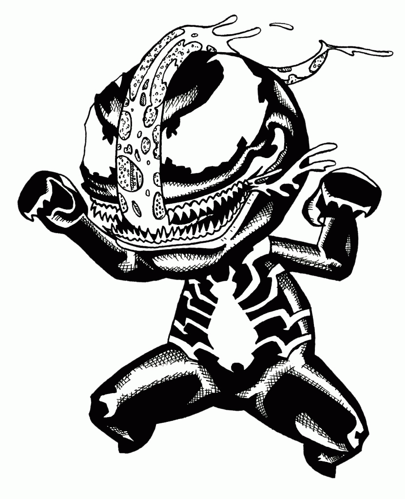 Free Printable Venom Coloring Pages Download Free Printable Venom 