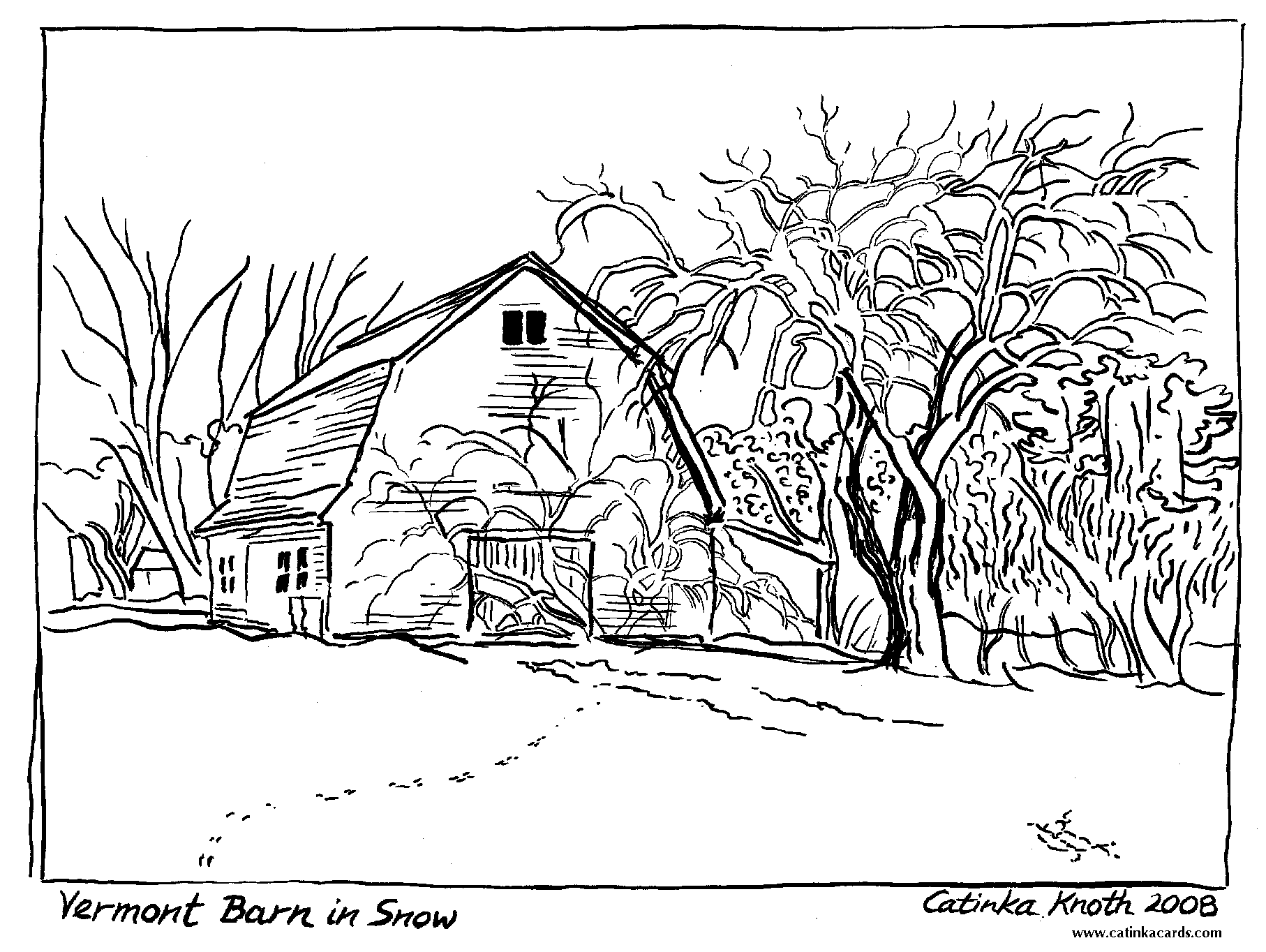Free Spring Landscape Coloring Pages, Download Free Spring