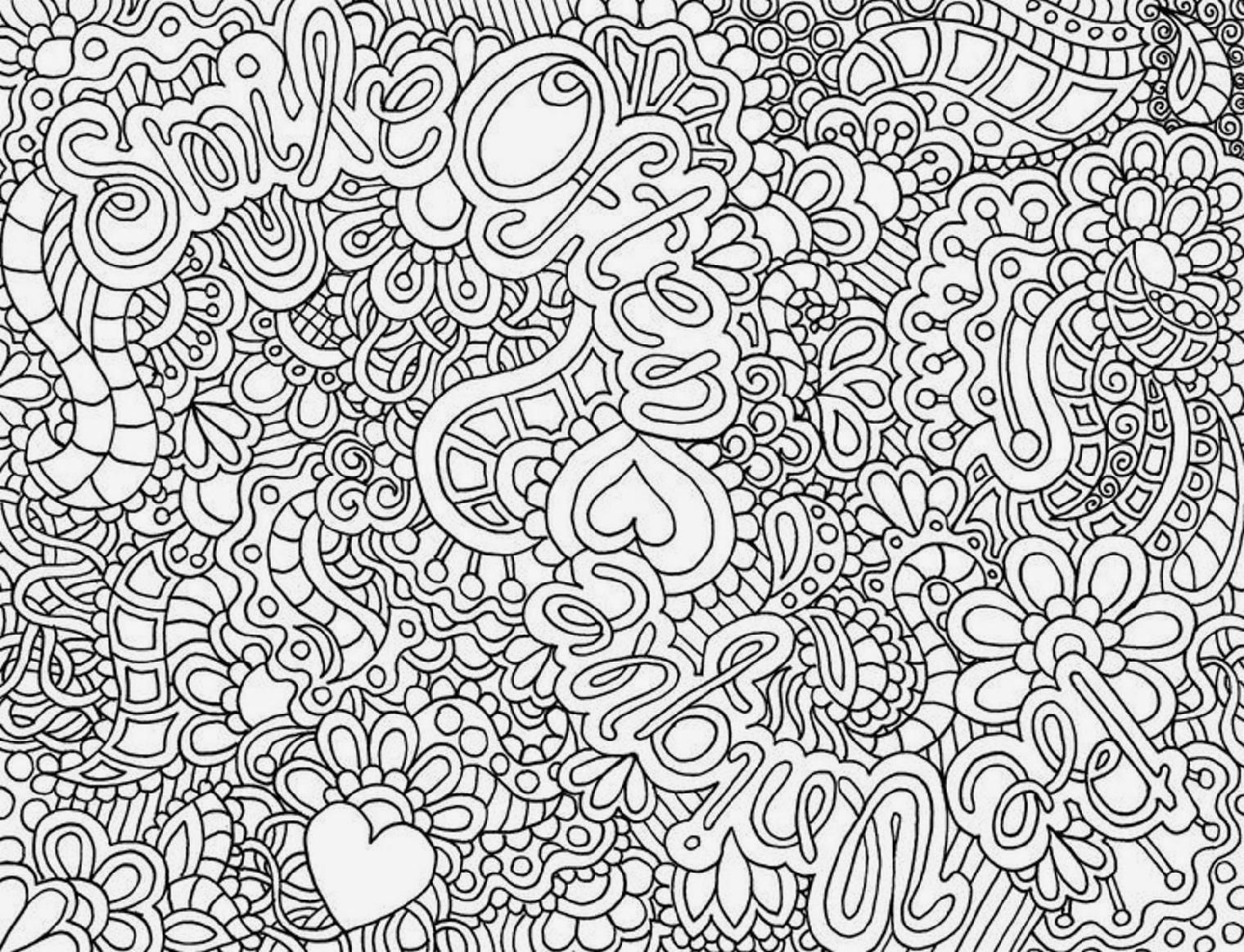 difficult coloring pages children