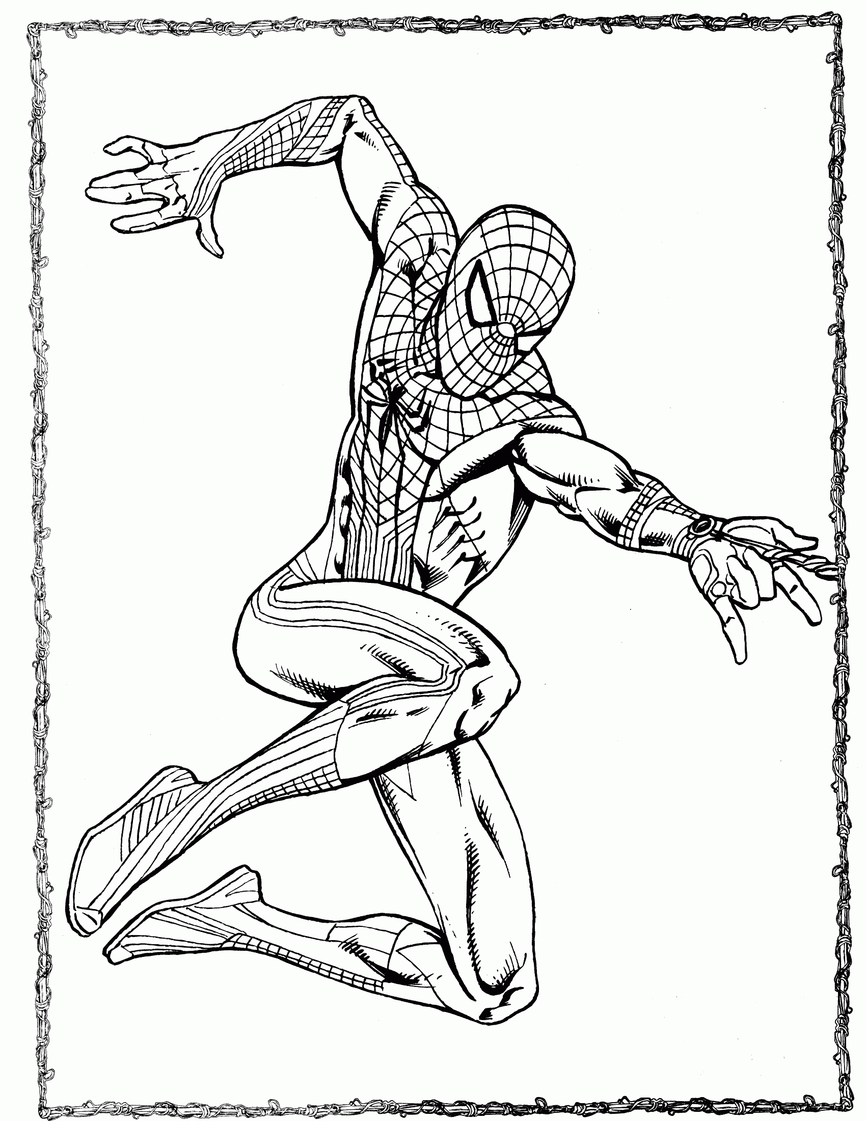 Coloring Spider Amazing Spiderman Clipart Library Clip Venom Sketch Colorin...