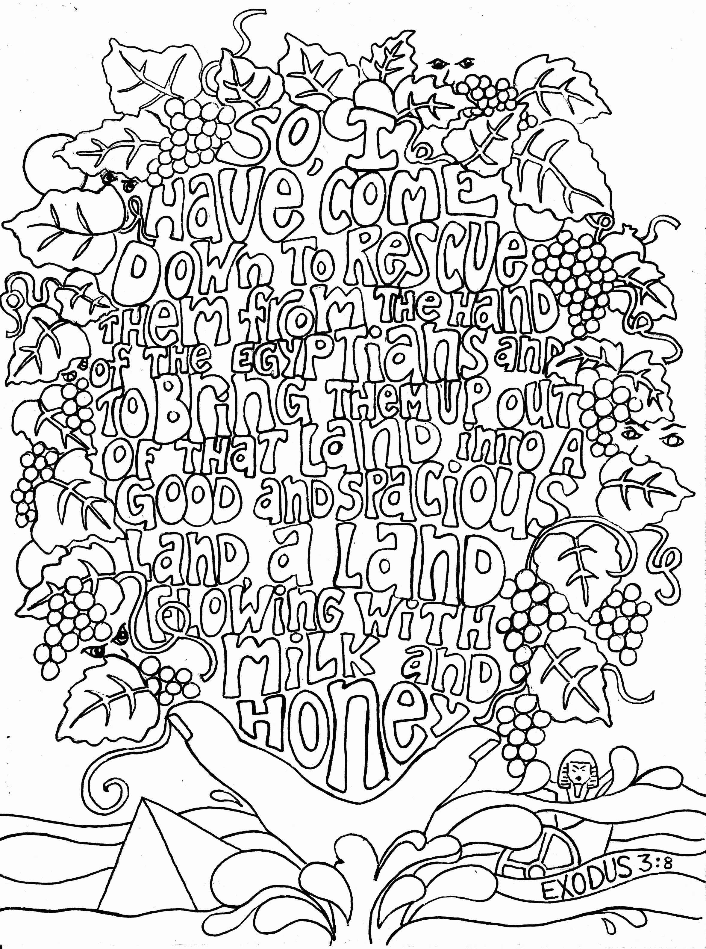 Best Images of Printable Adult Coloring Pages Scripture - Bible