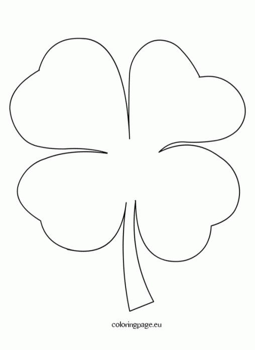 printable-four-leaf-clover-template