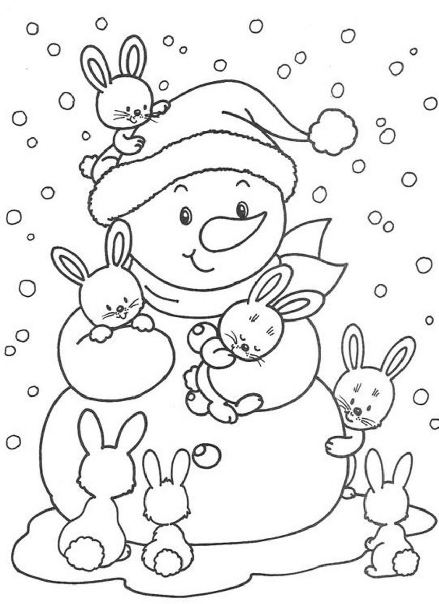 Free Winter Coloring Pages For Kindergarten Download Free Winter Coloring Pages For 