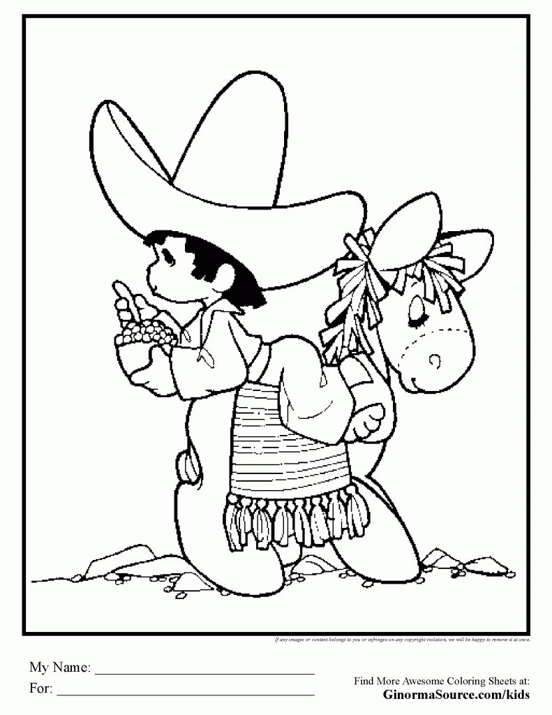 Free Pictures for: Spanish coloring pages 