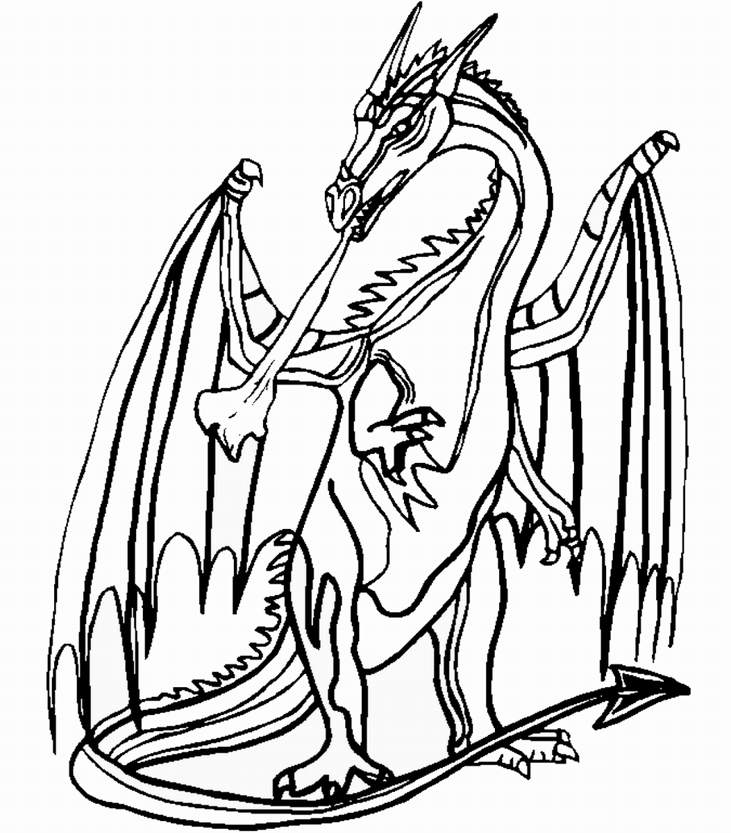Best Fire Dragon Coloring Pages Fire Dragon Coloring Pages