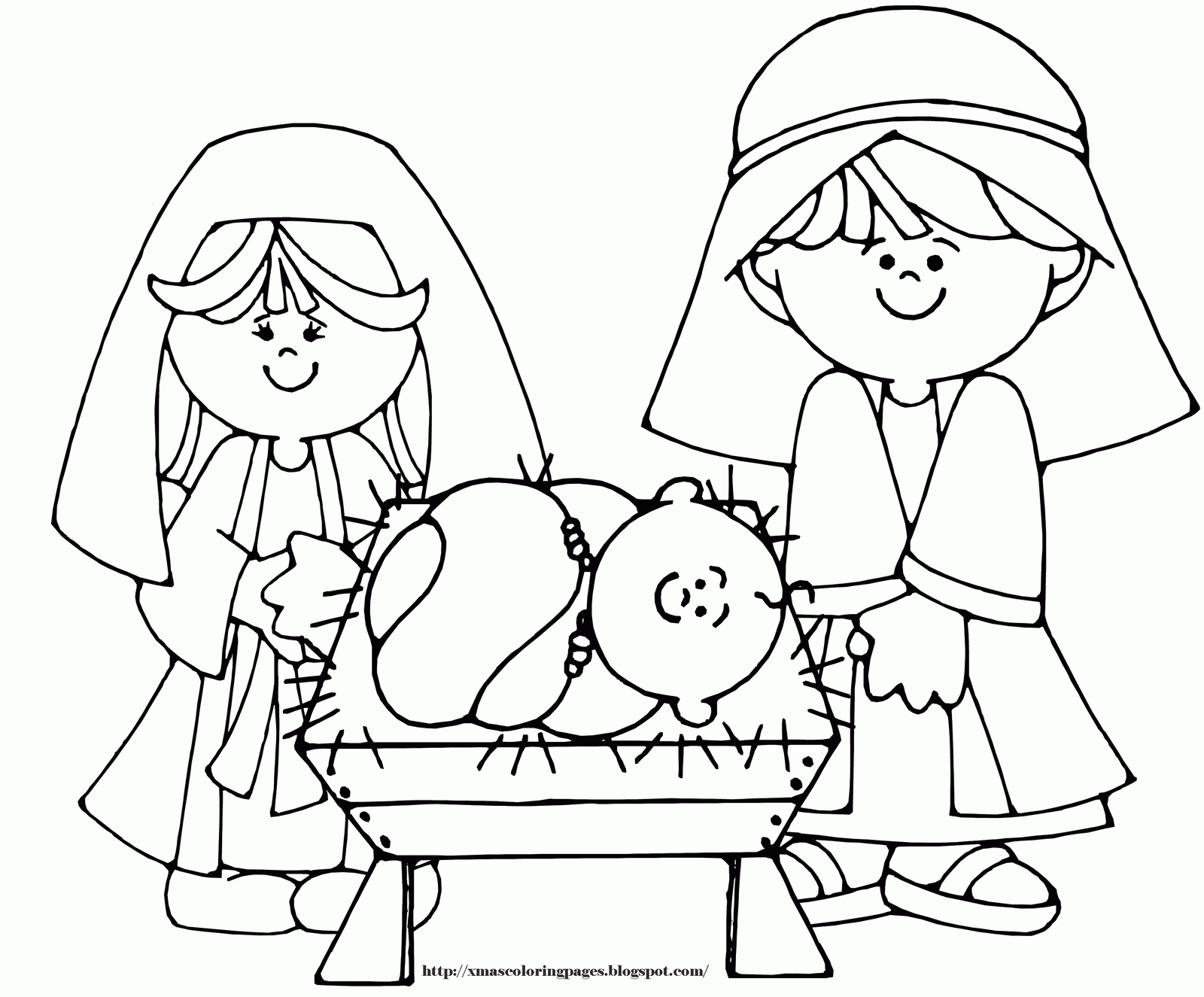 Free Jesus Birth Coloring Page, Download Free Jesus Birth Coloring Page