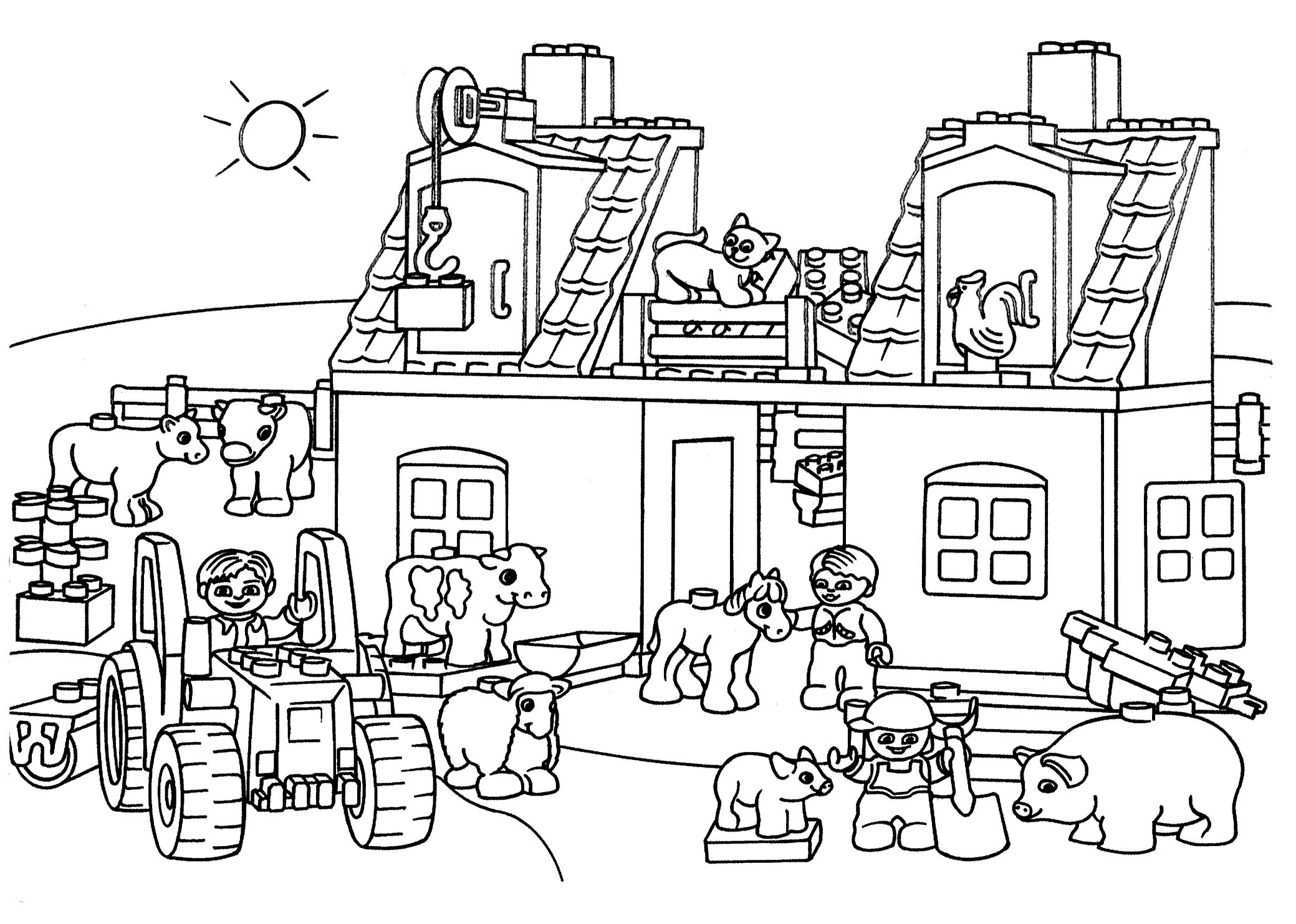 Free Lego Duplo Coloring Pages Download Free Lego Duplo Coloring Pages Png Images Free 