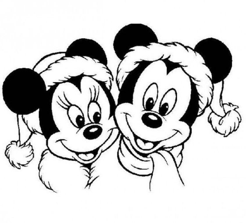 holiday disney coloring pages