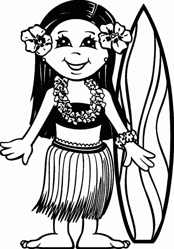 Free Coloring Pages For Hawaii Beaches, Download Free Coloring Pages