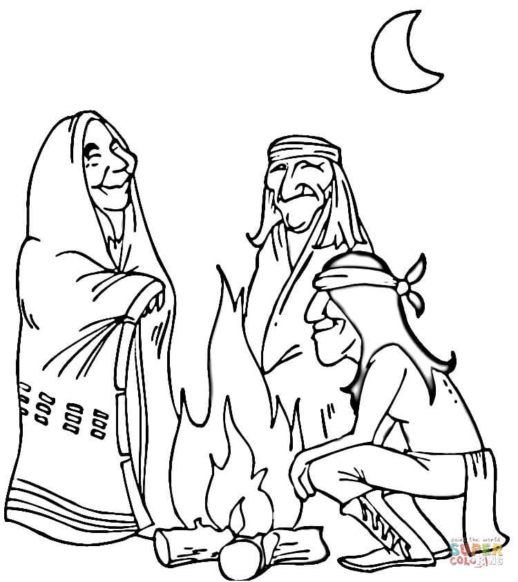 Native Americans coloring pages | Free Coloring Pages