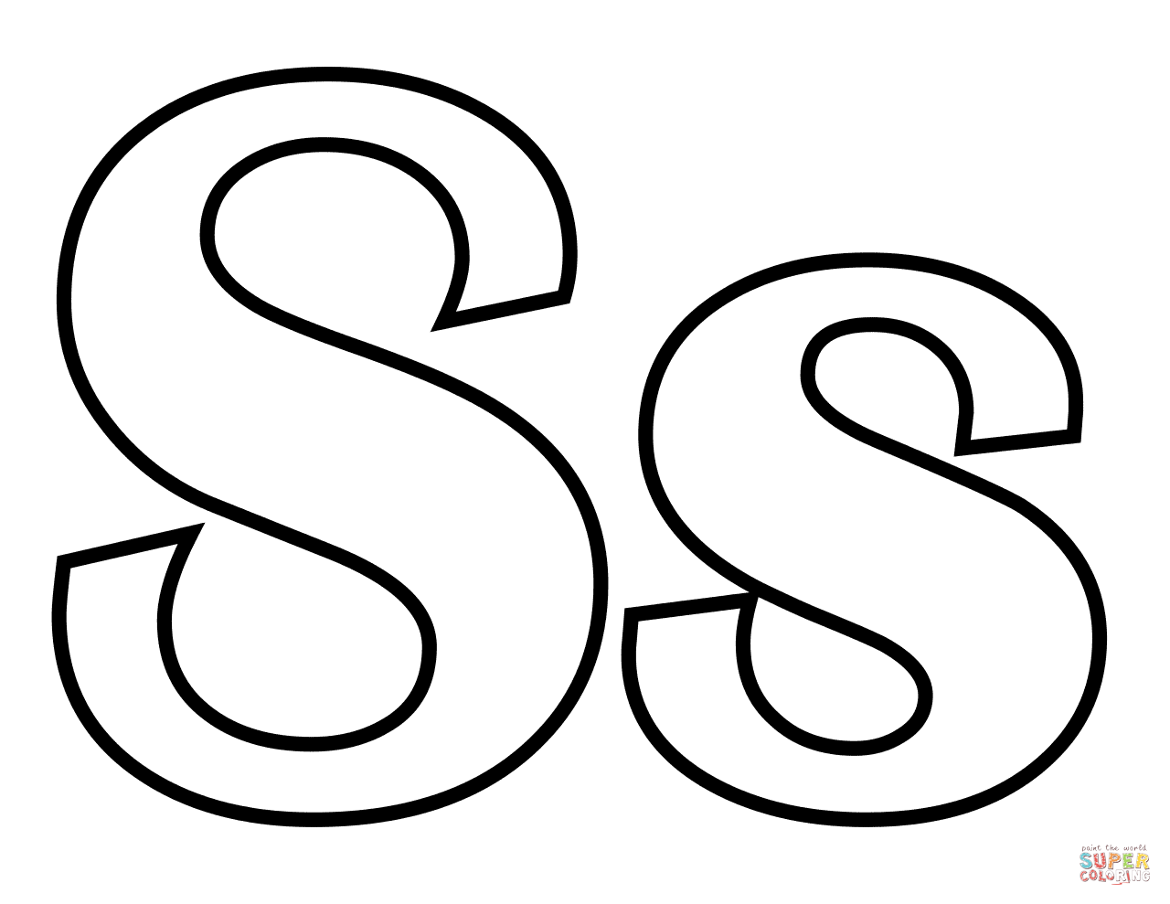 Free Coloring Pages Letter S Download Free Coloring Pages Letter S Png 