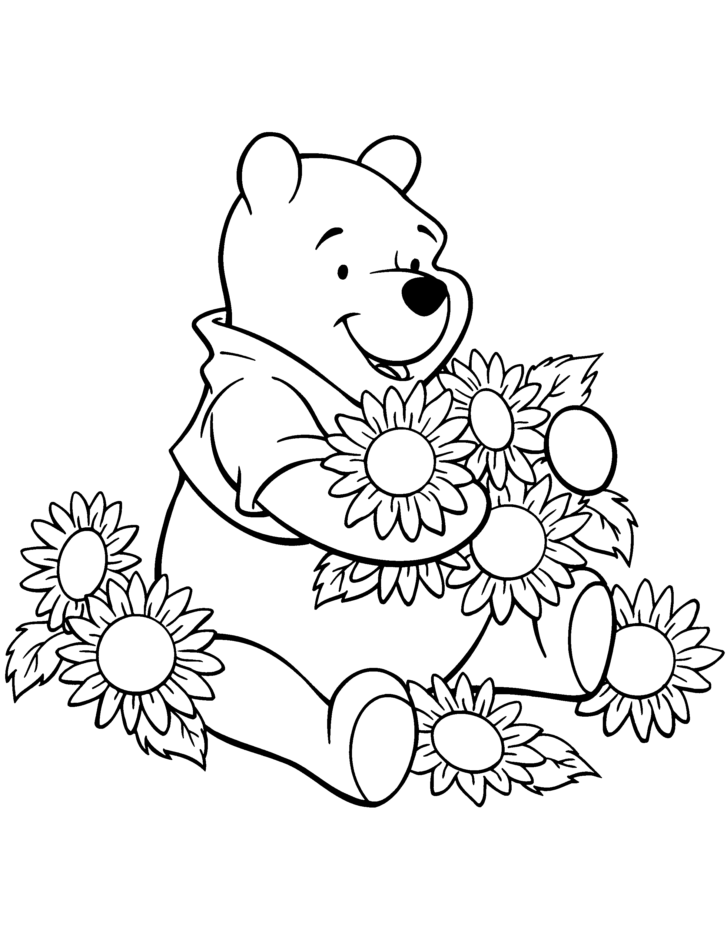 Free Coloring Pages Winnie The Pooh Classic Download Free Coloring