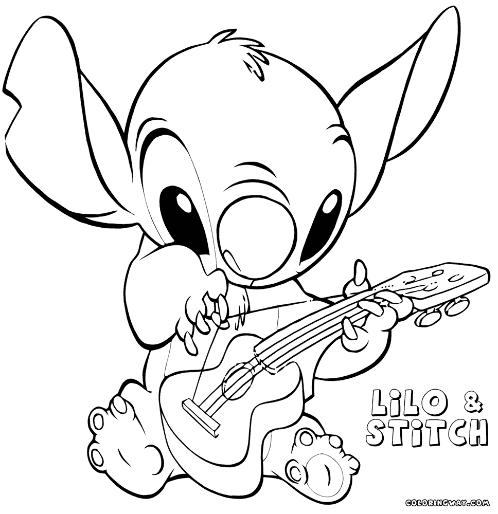 stitch coloring pages for adults   Clip Art Library