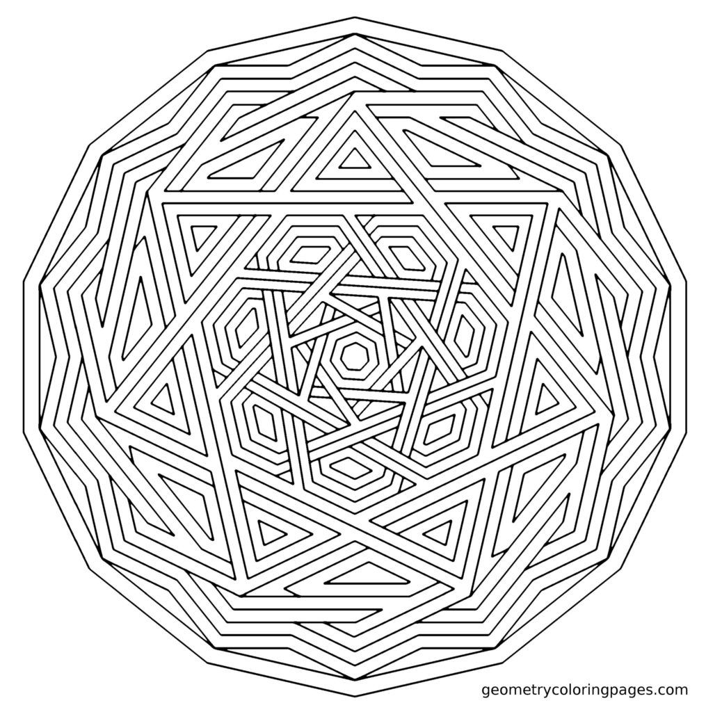 triangle-mandala-a-colorier-clip-art-library