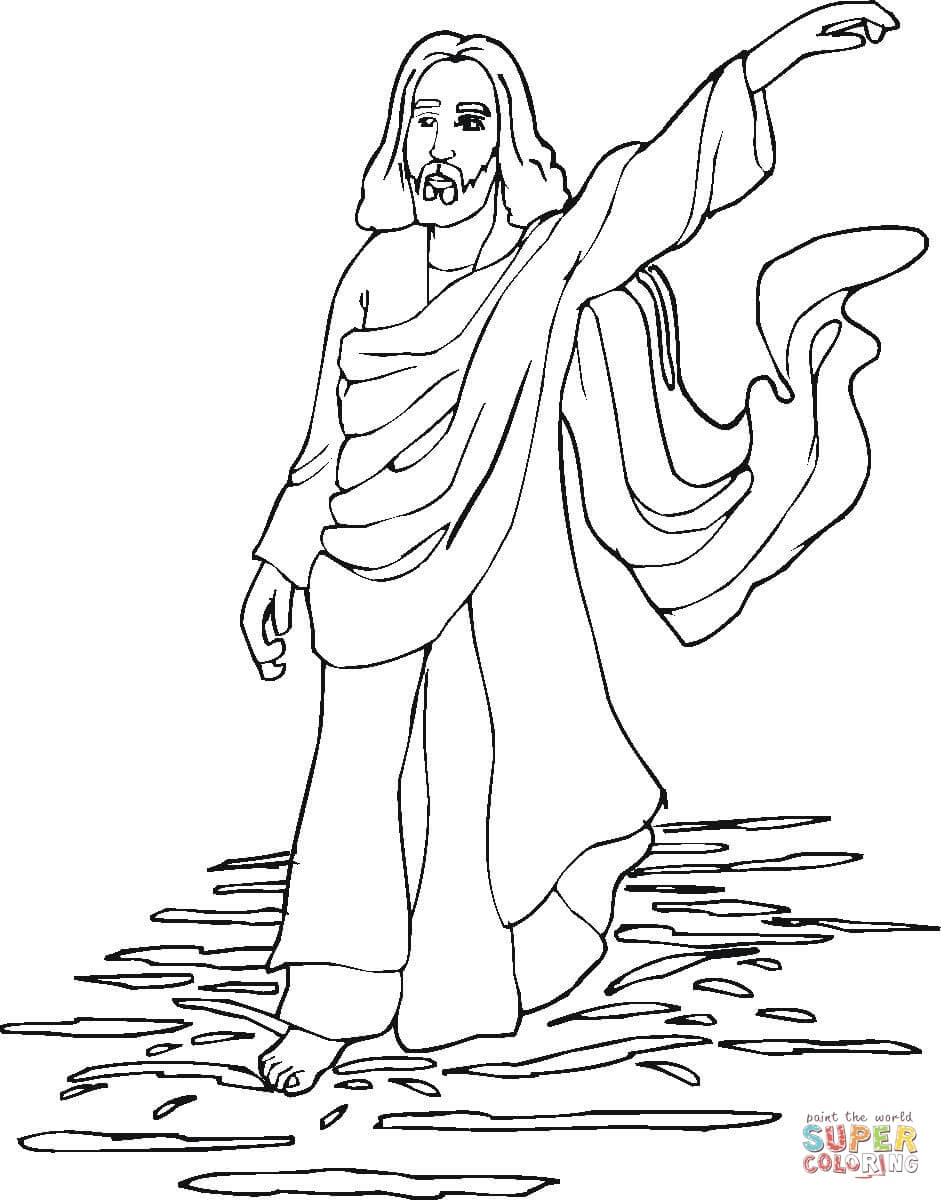 Miracles of Jesus coloring page | Free Printable Coloring Pages