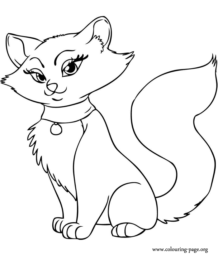 cartoon cats for coloring - Clip Art Library