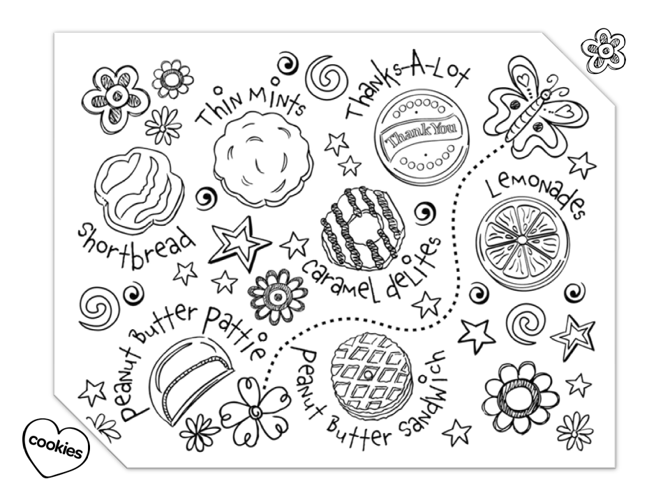 click the daisy girl scout coloring pages to view printable
