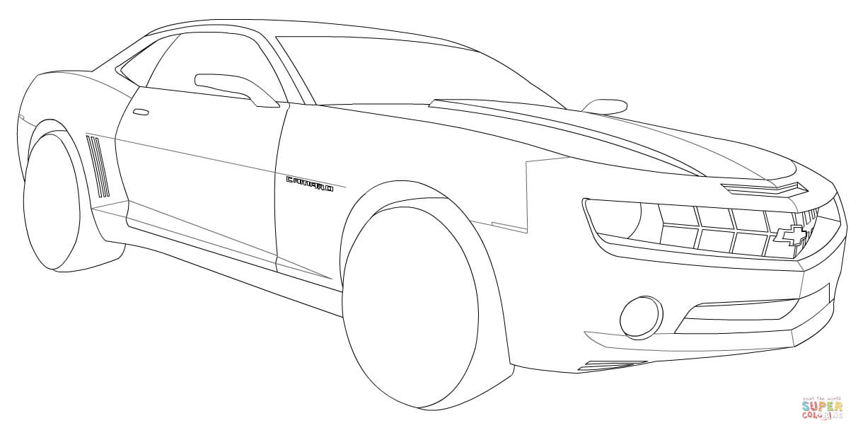 Chevrolet Camaro coloring page | Free Printable Coloring Pages