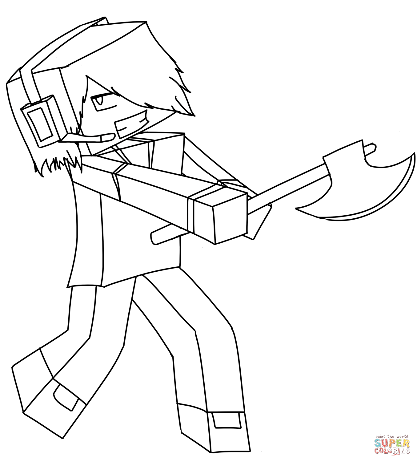 Minecraft coloring pages | Free Coloring Pages