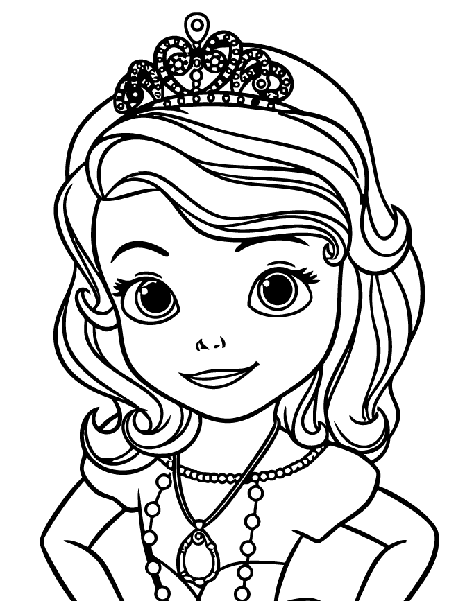 Free Sofia The First Printable Coloring Pages, Download Free Sofia The