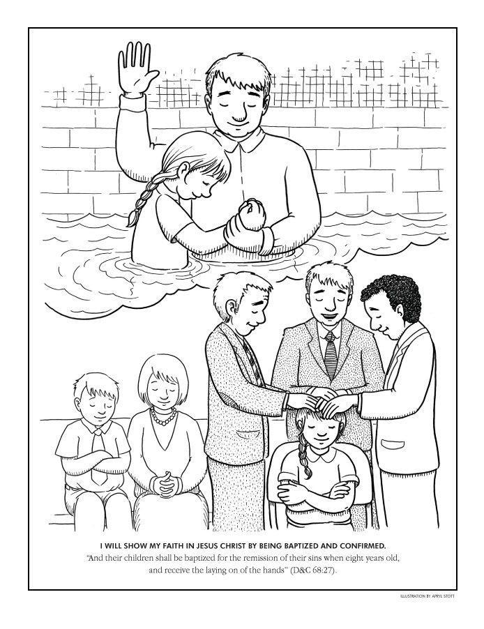 View Free Printable Baptism Coloring Pages Pictures