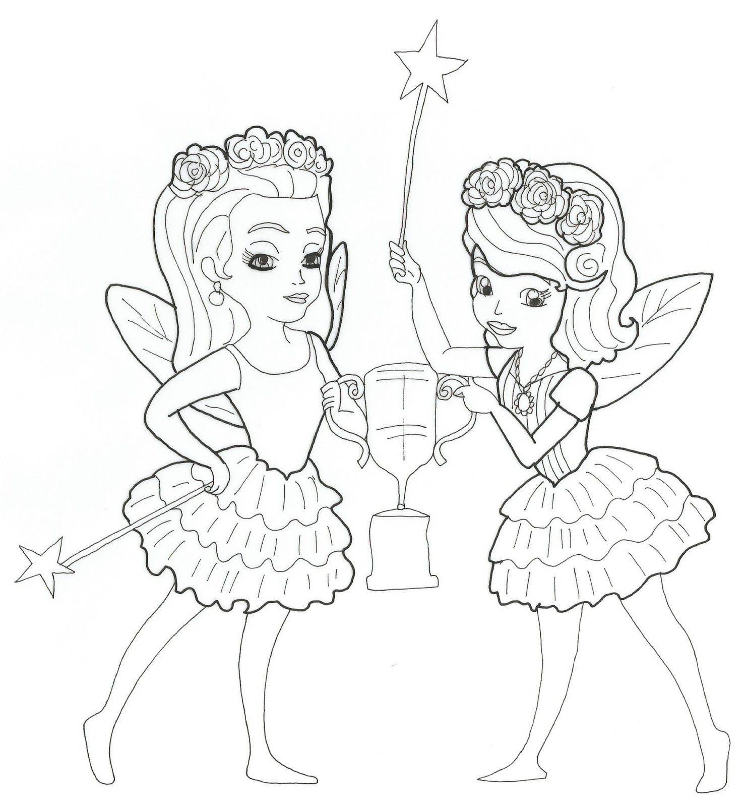 coloring pages for princess sofia
