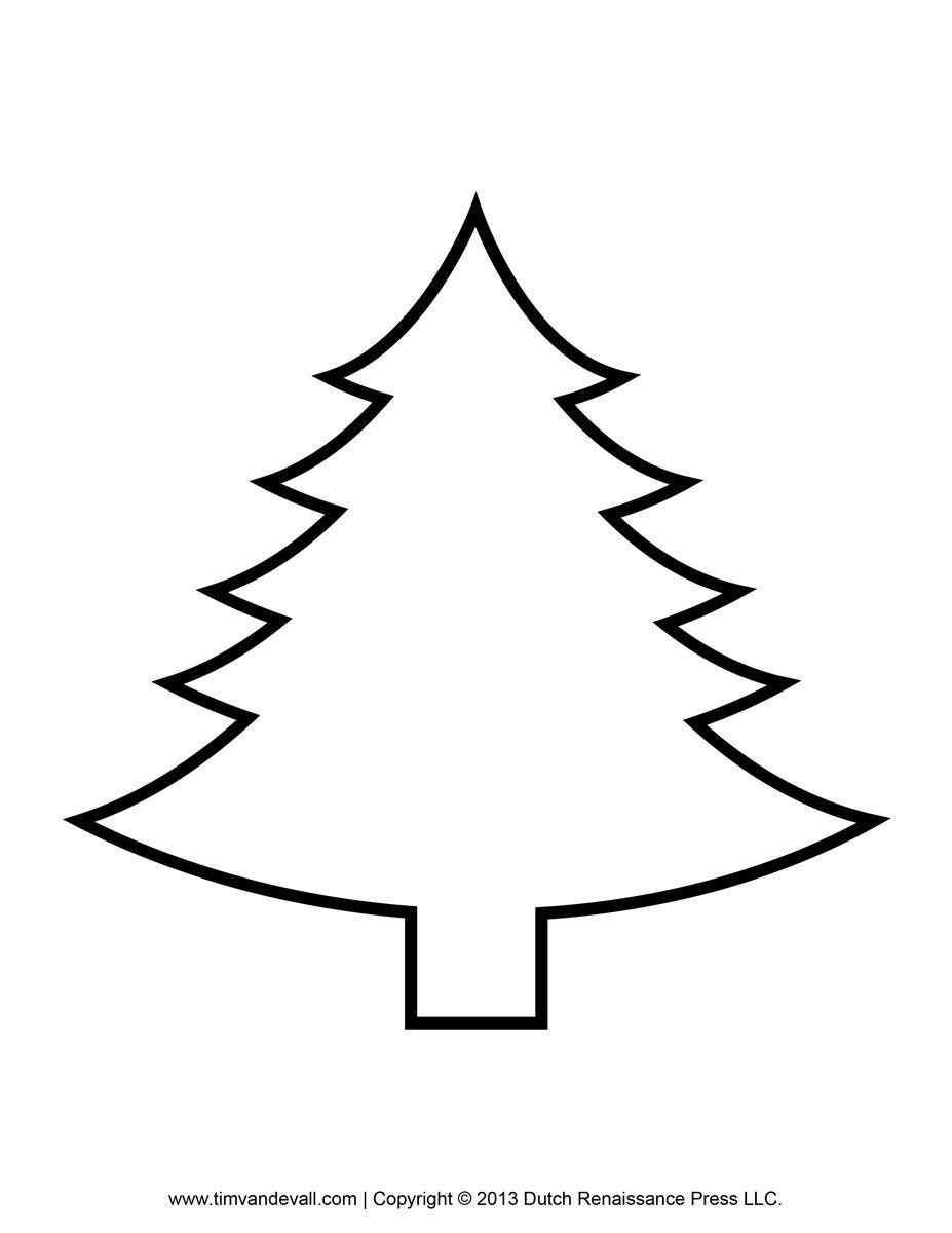 Free Christmas Tree Outlines Download Free Clip Art Free Clip Art On Clipart Library